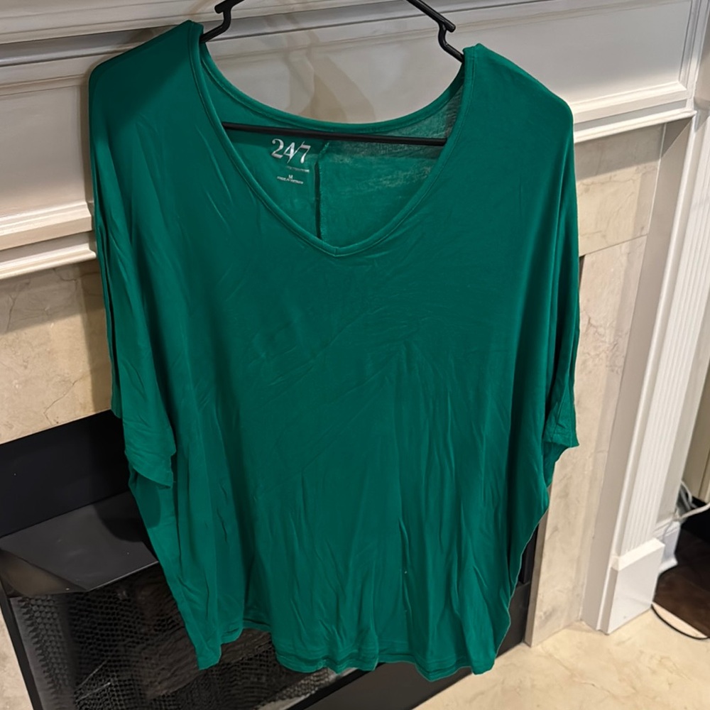 Maurices Green Oversized Short Sleeve Tee#934